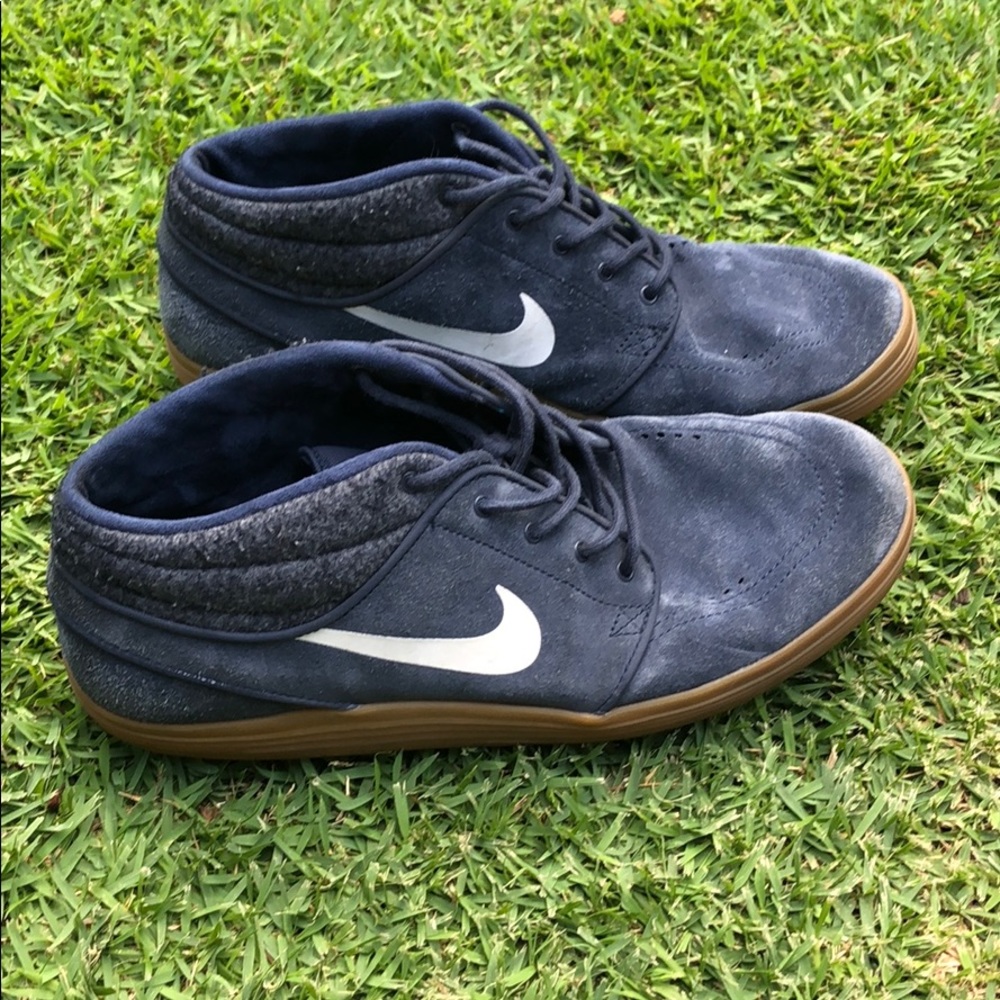 Nike Lunar Stefan Janoski Mid Obsidian & gum sole